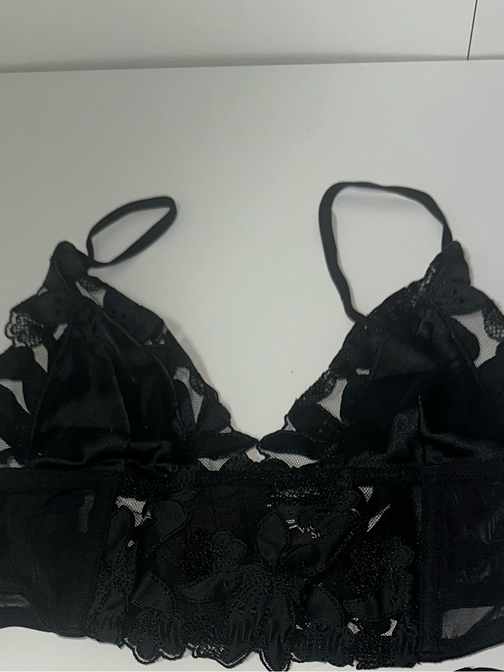 Victorias Secret Black Lace Corset